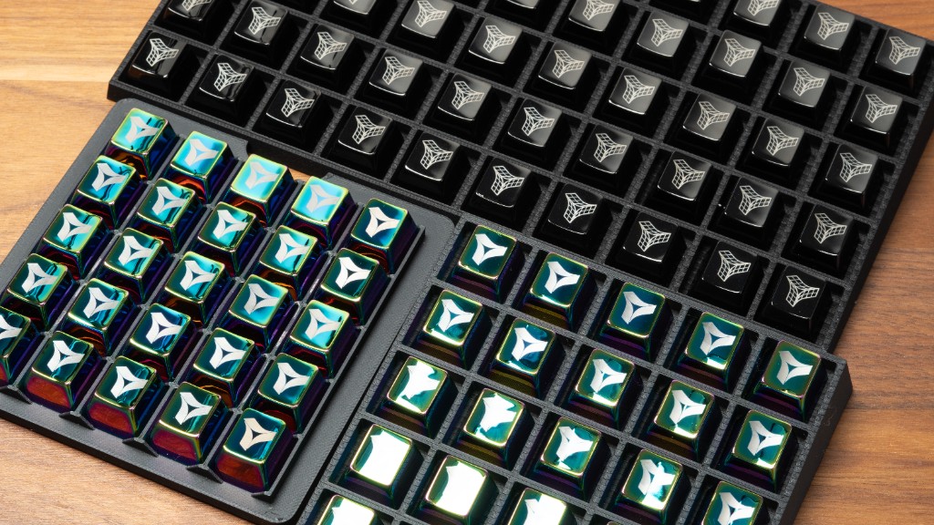 Custom branded keycap: artisan keycaps display grid