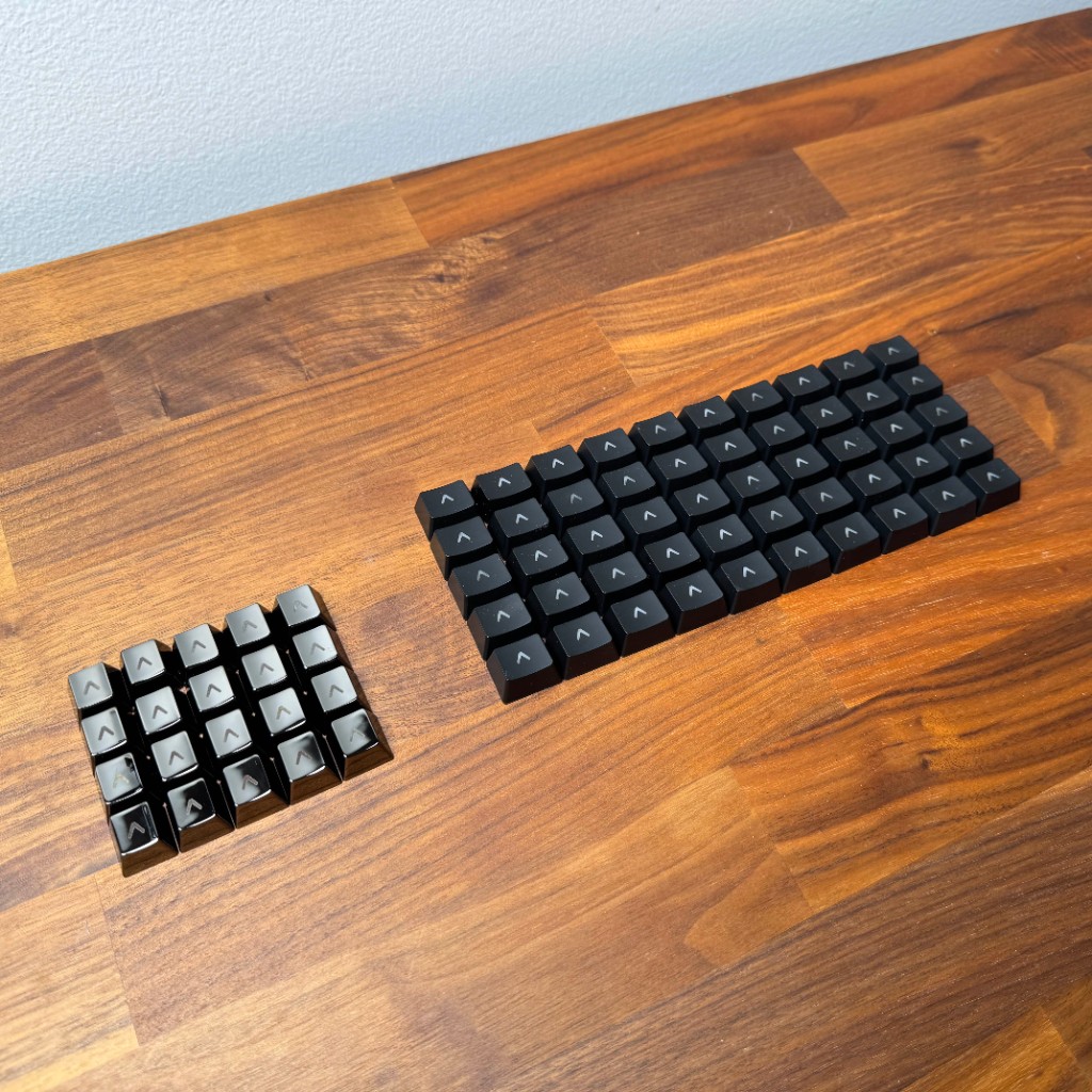 Custom branded keycap: black custom keycap set layout