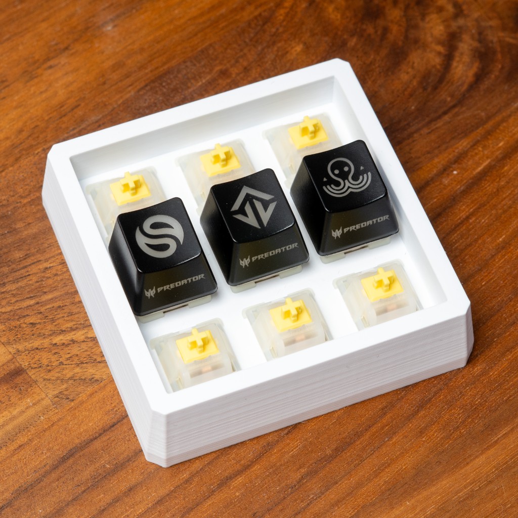 Custom branded keycap: predator brand custom keycaps
