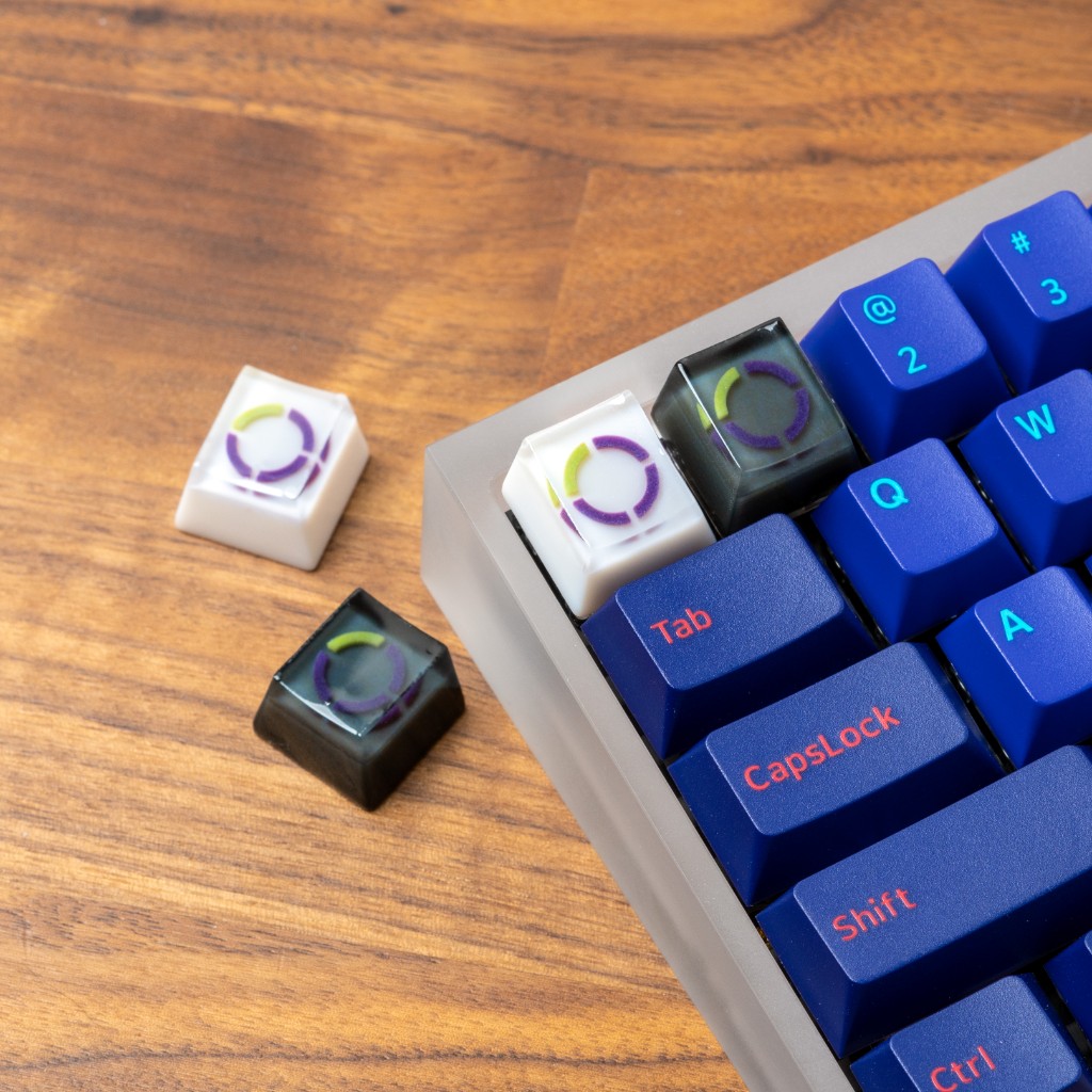 Custom branded keycap: ubuntu themed custom keycaps